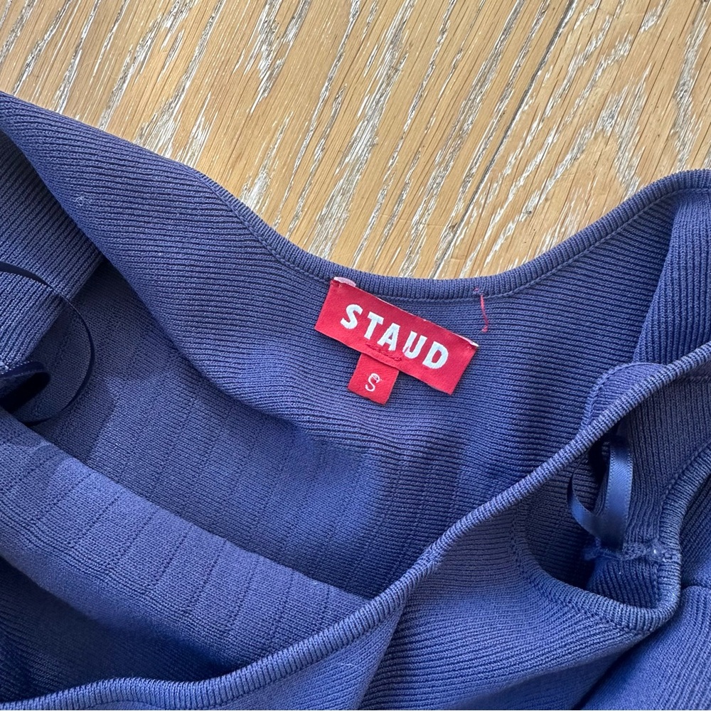 Staud Two-Tone Ellison Dress - Picture 9 of 10